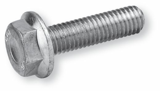 DIN 6921 Peremes hatlapfejű csavar,bordázott 8.8, horganyzott, M 6x25 termék fő termékképe