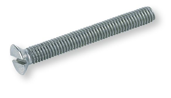 DIN 963 Süllyesztettfejű, egyeneshornyos csavar, 4.8, Horganyzott, M 8x50 termék fő termékképe