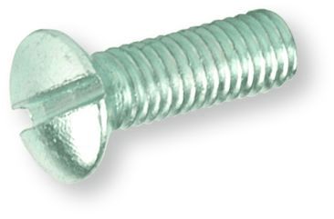 DIN 964 Lencsefejű, egyeneshornyos csavar, 4.8, Horganyzott, M 5x30 termék fő termékképe