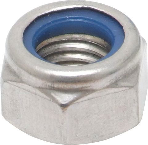 DIN 982 Önbiztosító hatlapú magas anya műanyag betéttel, |8| Horganyzott, M 24 termék fő termékképe