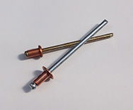 DIN 7337 réz Popszegecs réz nyitott, Réz-Acél, Vörösréz, 3,2x8 termék fő termékképe